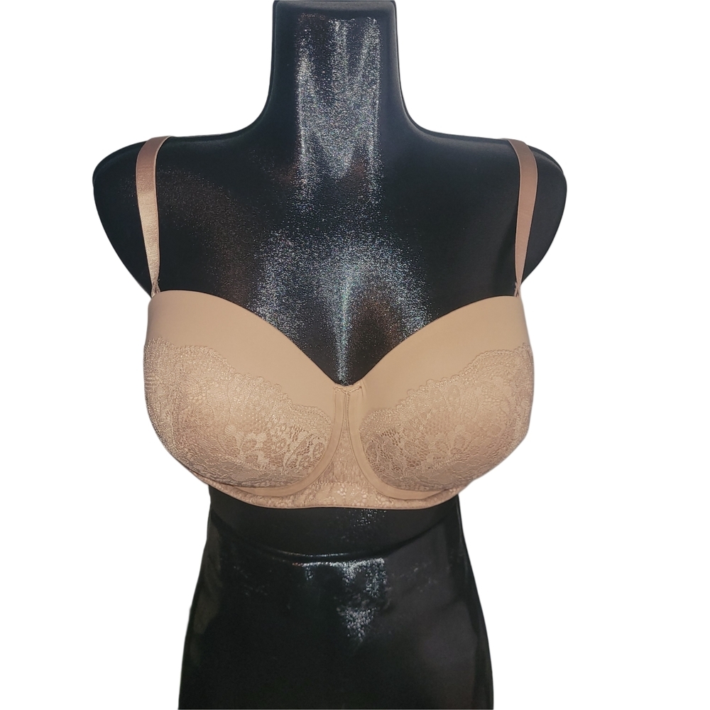 Luvlette Beige Lace Detailed Padded Bra